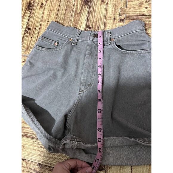 Womens Juniors Lee Shorts Size 11 Pebble Gray - Picture 5 of 10